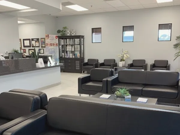 The Beautologie waiting room